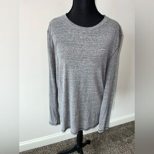 ALO Yoga Heather Gray Long Sleeve Tee Size Medium